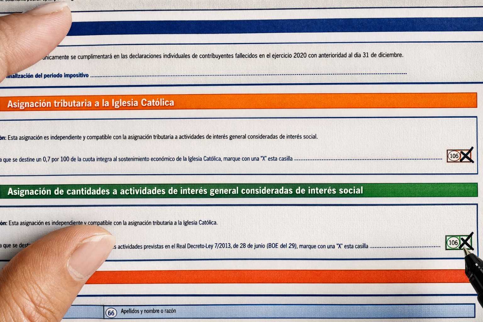 casillas asignacion tributaria