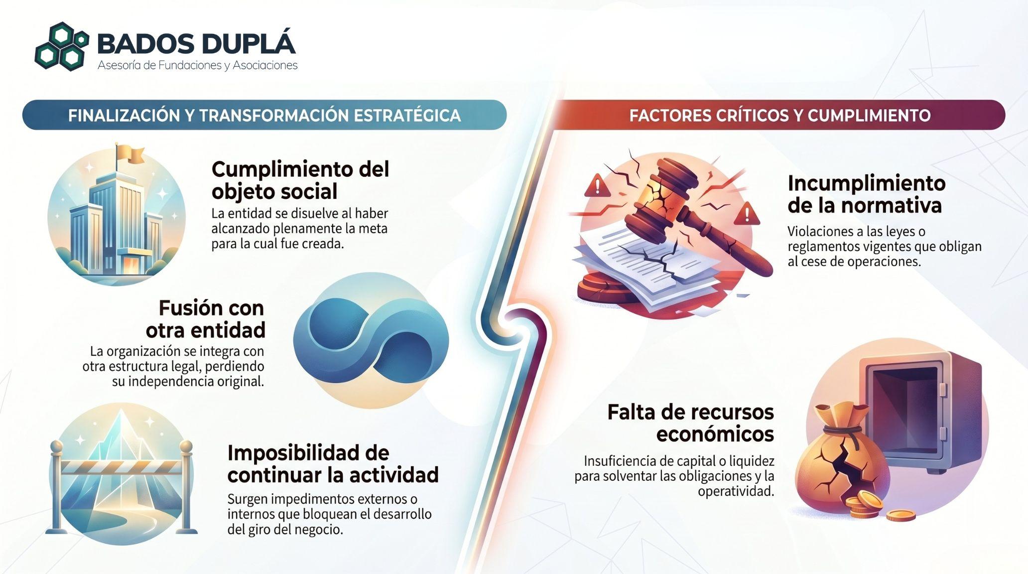 causas extincion fundacion